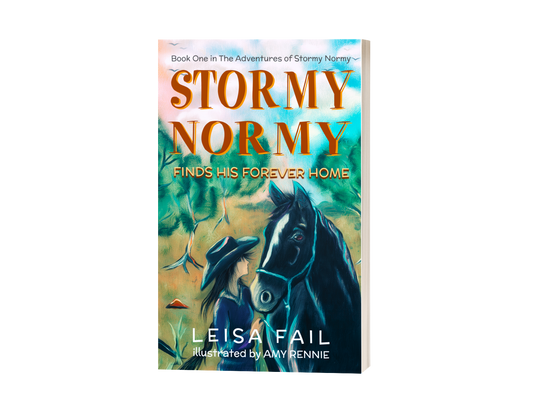 Stormy Normy Finds His Forever Home, by Leisa Fail